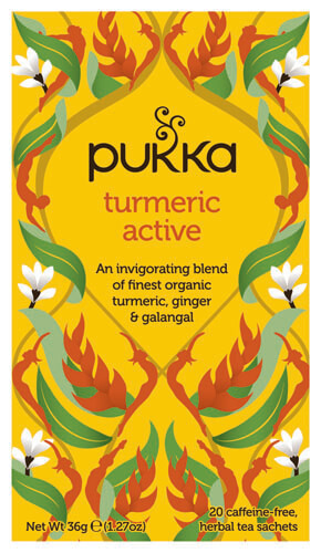 Pukka Turmeric active tea bio 20 builtjes